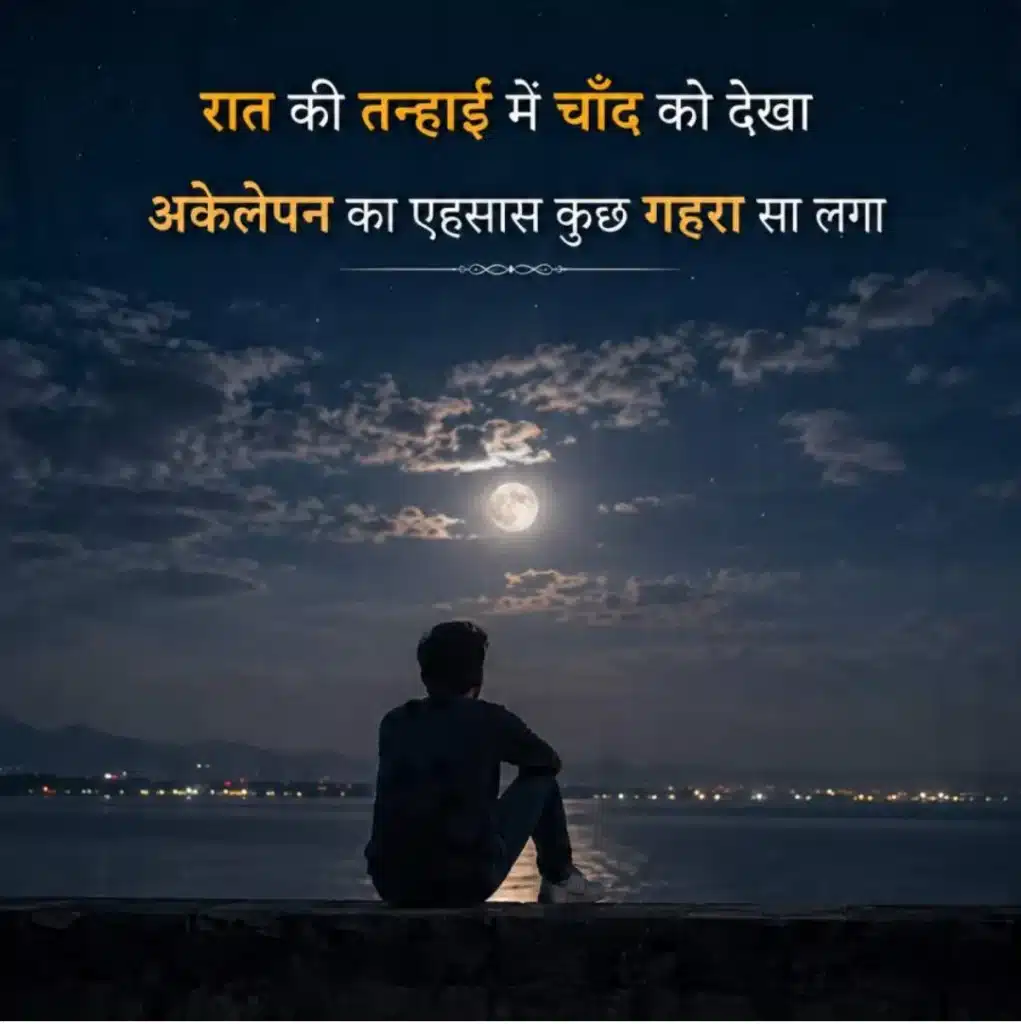 tanhai raat shayari

