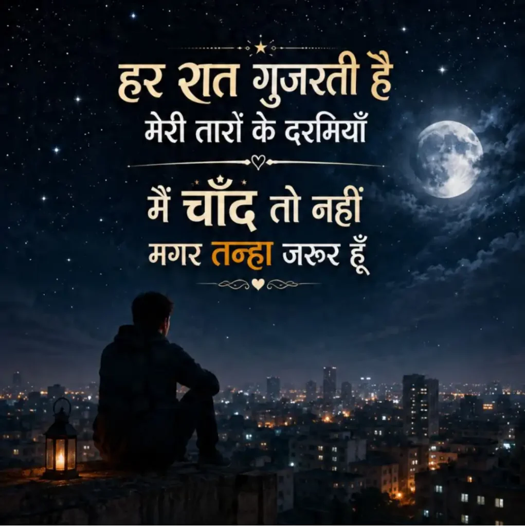 tanhai raat shayari
