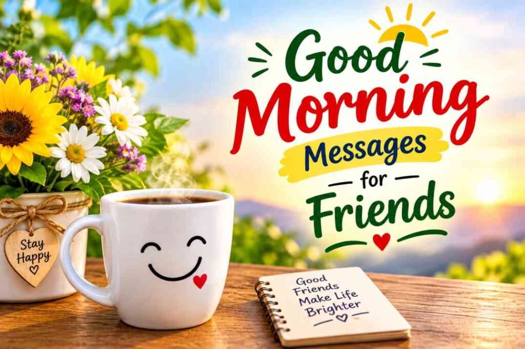 Best Good Morning Messages Quotes to Make Someone’s Morning Special 2 good morning messages for friends