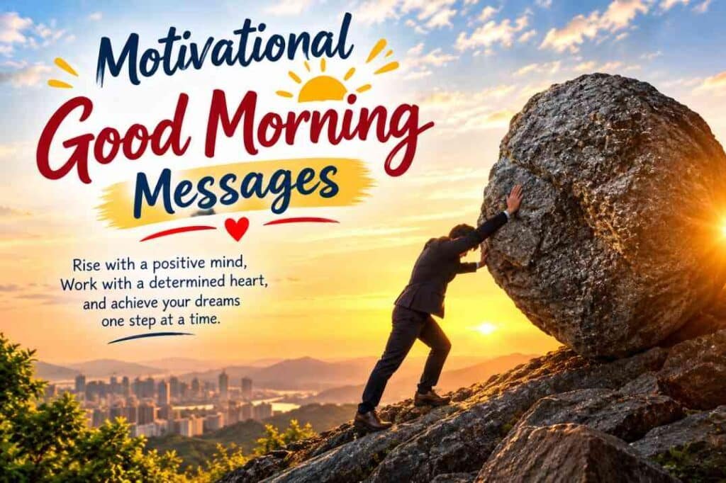 Best Good Morning Messages Quotes to Make Someone’s Morning Special 4 motivational good morning messages