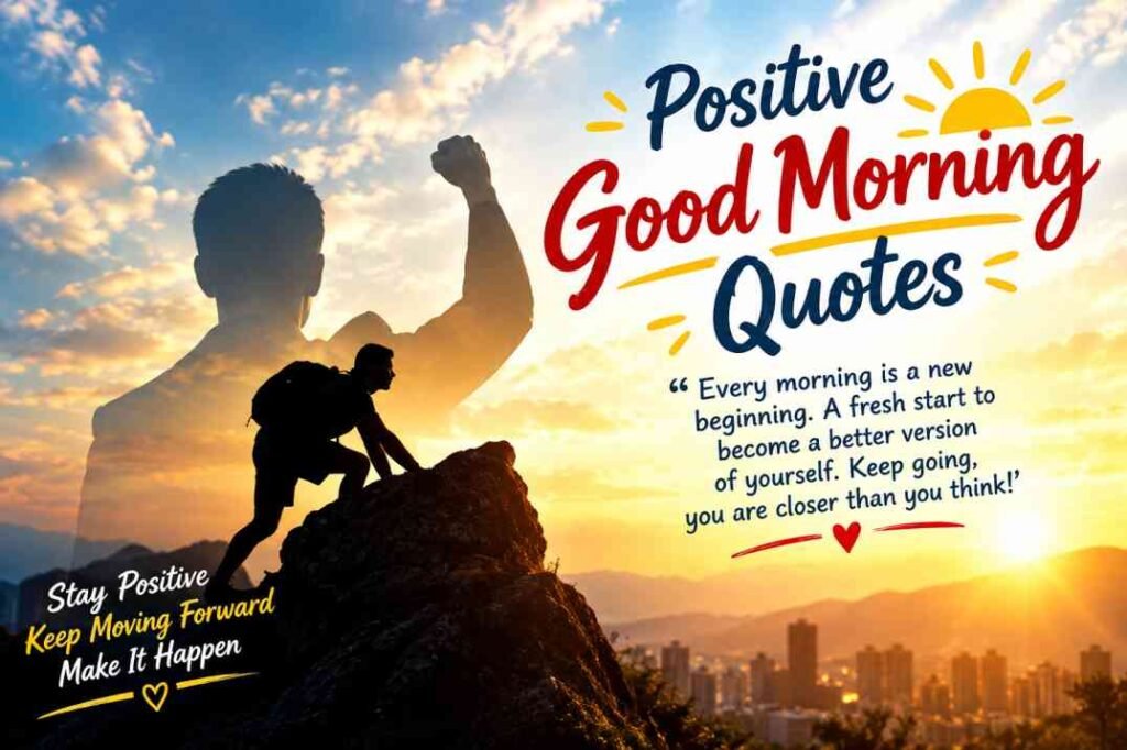 Best Good Morning Messages Quotes to Make Someone’s Morning Special 5 positive good morning quotes