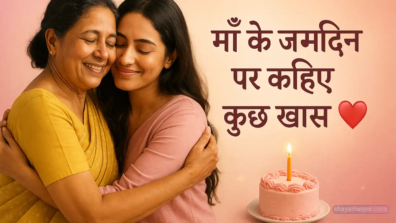 Maa Birthday Wishes in Hindi