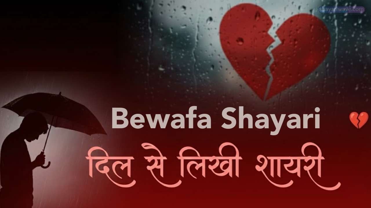 Bewafa Shayari in Hindi