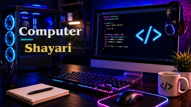 computer shayari in hindi